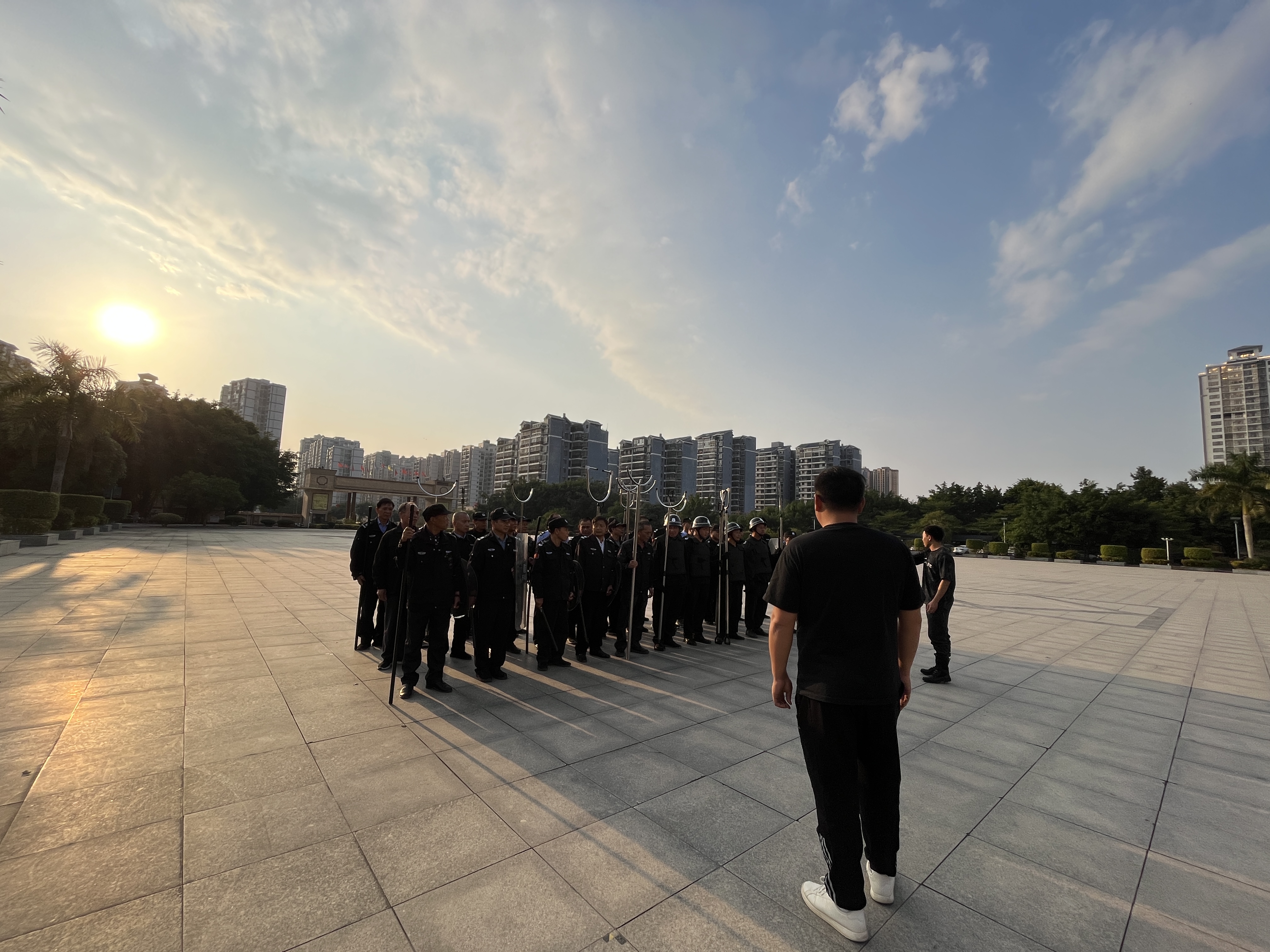 保卫处开展安保器材使用培训暨反恐演练活动-beat365唯一官网图片